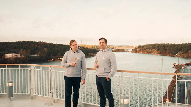 Jani Anttonen ja Tuomas Pigg.
