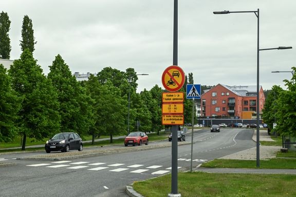 Moporajoitus astui keskusta-alueella voimaan kes&#228;kuussa 