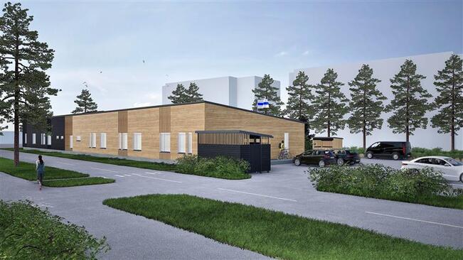 Havainnekuva Turun Attendo-kodista. 