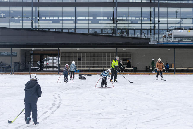 Kupittaan tekojäärata on avautumassa joulukuun alussa.