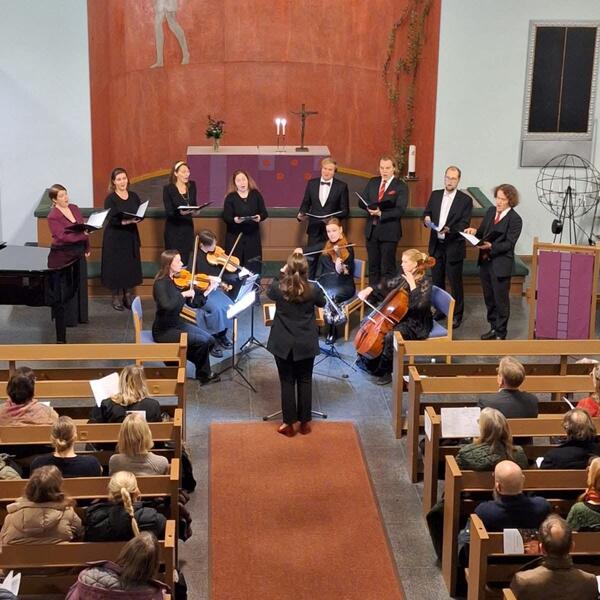 Philia Ensemble joulukonsertissa viime vuonna. 