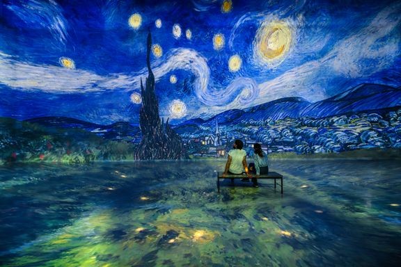 Vincent van Goghin kuuluisa Tähtikirkas yö.