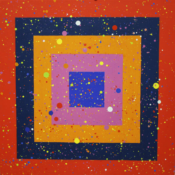 Toni Hautamäki, Space is The Place nro 2, 2025, öljy kankaalle.