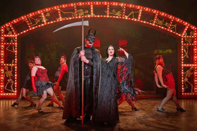 Katsotuin esitys oli The Addams Family -musikaalikomedia.