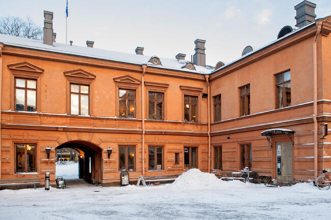 Brinkkalan talo on yksi Vanhan Suurtorin historiallisesti arvokkaista rakennuksista.