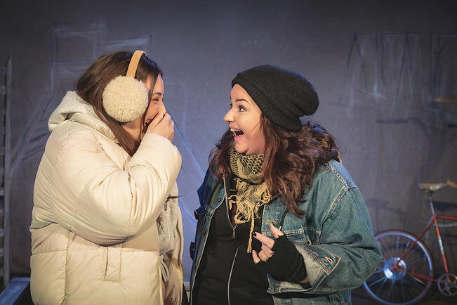 Daniela Franzell ja Mathilda Kruse.