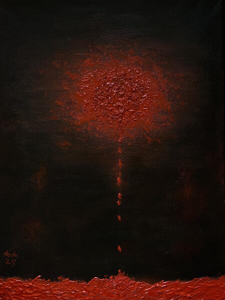 Alina Armanto, Tunnustuksia, 2025, akryyli kankaalle.