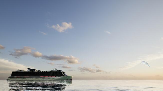 Laivan elinkaaren hiilijalanjälkeä onnistuttiin pienentämään yli 90 prosenttia kansainvälisen merenkulkujärjestön IMO:n vertailutasoon nähden.