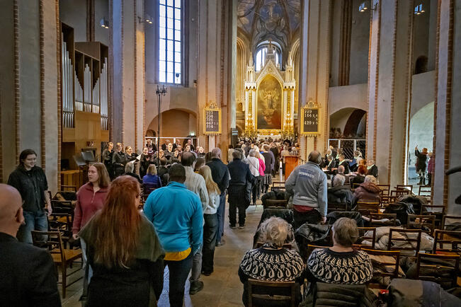 Tuomiokirkon peruskorjaus alkaa maaliskuun lopussa. Viimeinen messu ennen remonttia pidettiin 8. helmikuuta.
