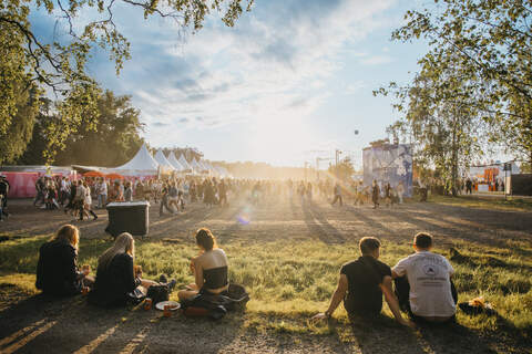 Ruisrockin tunnelmia vuonna 2025.