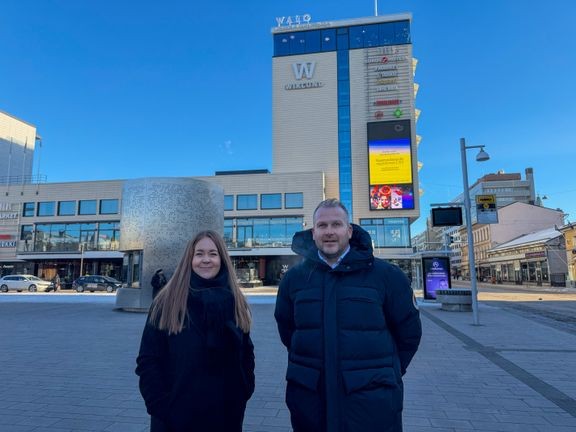 Meri Hakulinen ja Niklas Österlund.