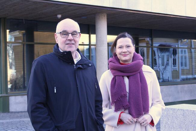 Sauli Eloranta ja Minna Arve.