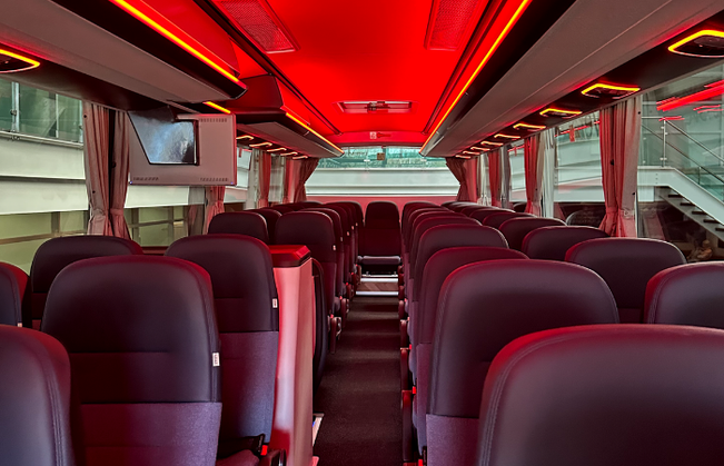 Uusissa yksikerrosbusseissa kulkevat kyydissä myös lemmikit ja polkupyörät.