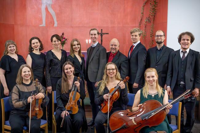 Philia Ensemble joulukonsertissa. 