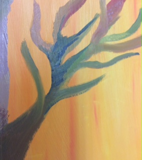 Hertta Rämö, Pieni öljyväriharjoitus, 2025, öljy.