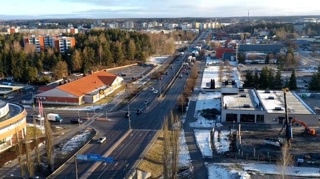 Raision keskustaa myllerretään seuraavat kolme vuotta.