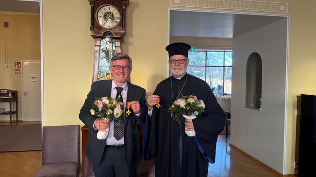 Pekka Simojoki ja Heikki Huttunen.
