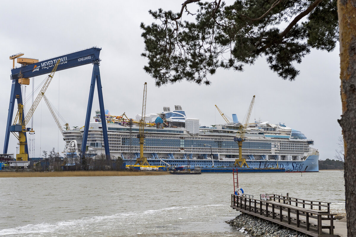 Meyer Turku Oy:n liikevaihto oli viime vuonna 2,1 miljardia euroa.