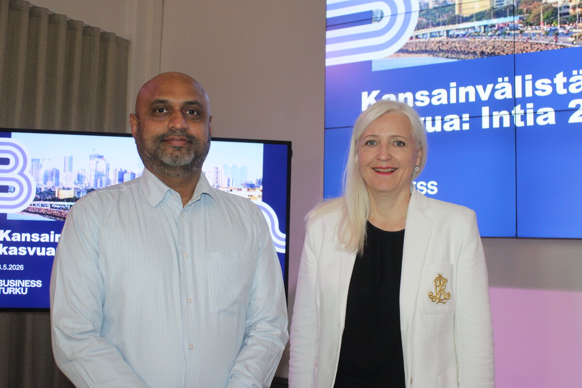 Punda Globalin Riikka Hackselius-Fonsén sekä Boopathi Narashima kertoivat Intian markkinoista, ja siitä miten monen osavaltion Intian on ennustettu olevan 20 vuoden päästä toiseksi suurin talous Kiinan jälkeen. 