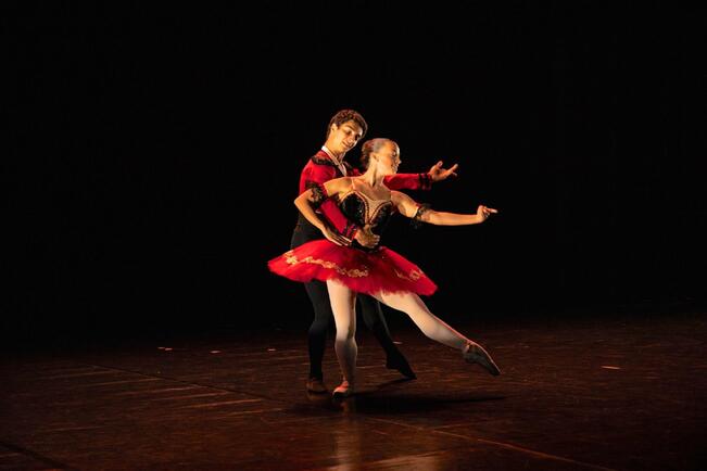 Ester Papini ja Andrea Cheldi Turku Dance Camp -gaalassa vuonna 2024. 