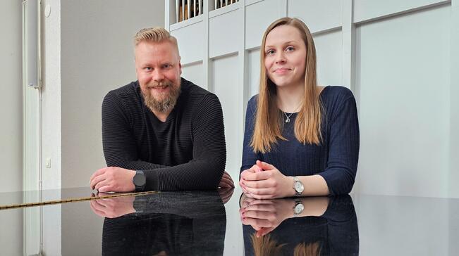 Henri Jussila ja Aada Wirberg.