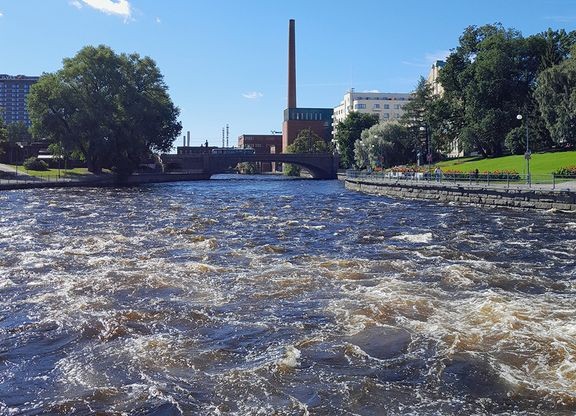 Tammerkoski 29. heinäkuuta.  