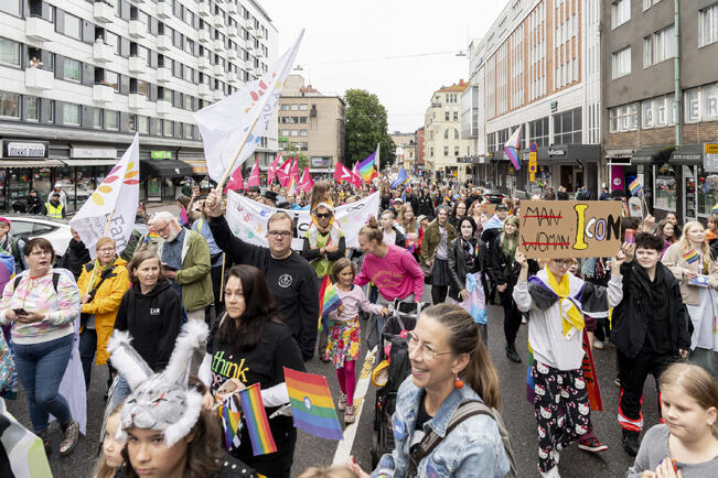 Turku Pride vuonna 2025.