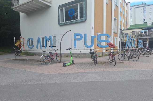 Campus Aboensis on yksi Pepe Gonzálesin Turun katukuvasta löytyvistä teoksista.