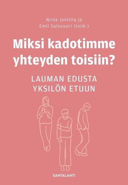 Uutuusteos tarkastelee yhteiskunnan kehitystä yhteisökeskeisyydestä kohti yksilökeskeisyyttä. Syy löytyy yhteiskunnan rakenteista, jotka ohjaavat yhä useammin oman edun tavoitteluun. 