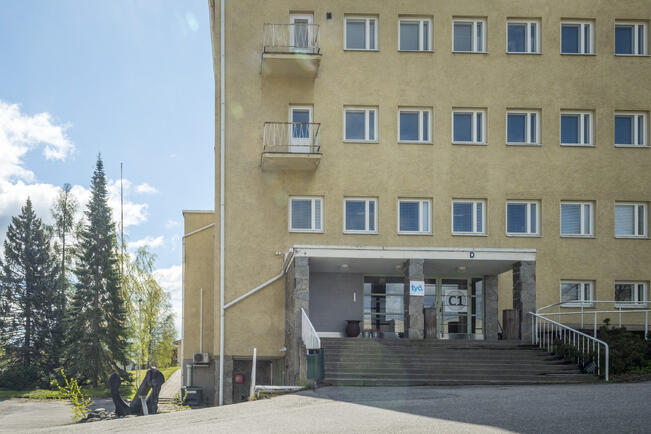 Turun työkeskuksen tiloja Pansiontiellä.