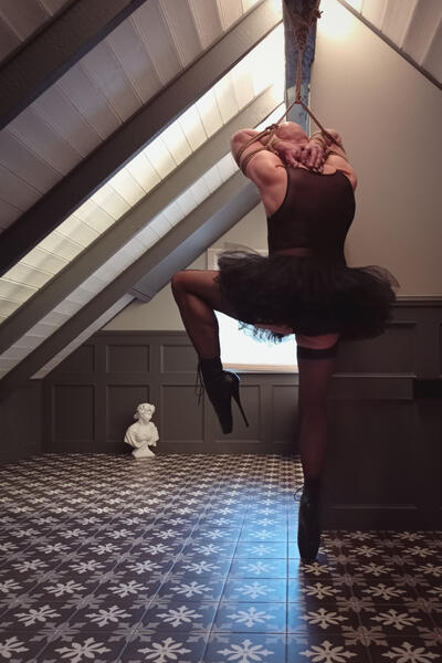 Ballet (2025) tulevasta taidenäyttelystä.