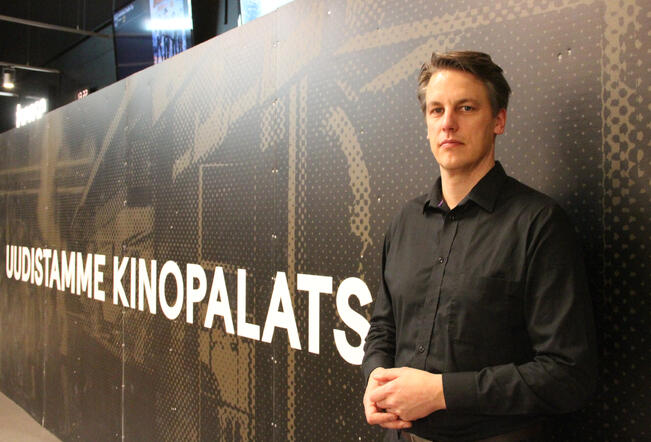 Kinopalatsin teatteripäällikkö Kari Korhonen.