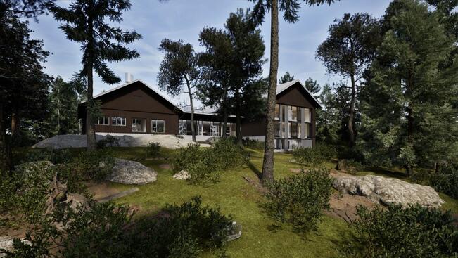 Heinänokan leirikeskus, havainnekuva. 